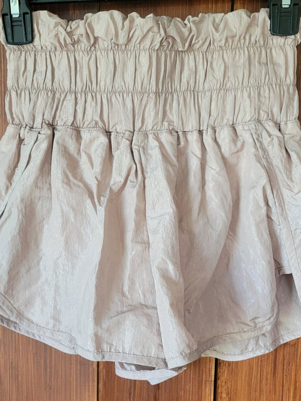 Automet XS High Waisted Athletic Shorts 2‎ in 1 Lined Running Gym Lavender Pink